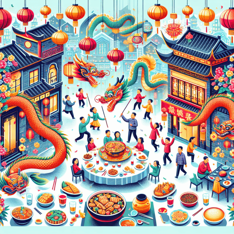Año Nuevo Chino: La celebración más importante en China es el Año Nuevo Chino también conocido como la Fiesta de la Primavera. Es un período de festividades que marca el comienzo del año lunar chino.