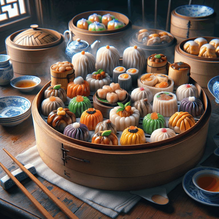 Gastronomía China: Dim sum.