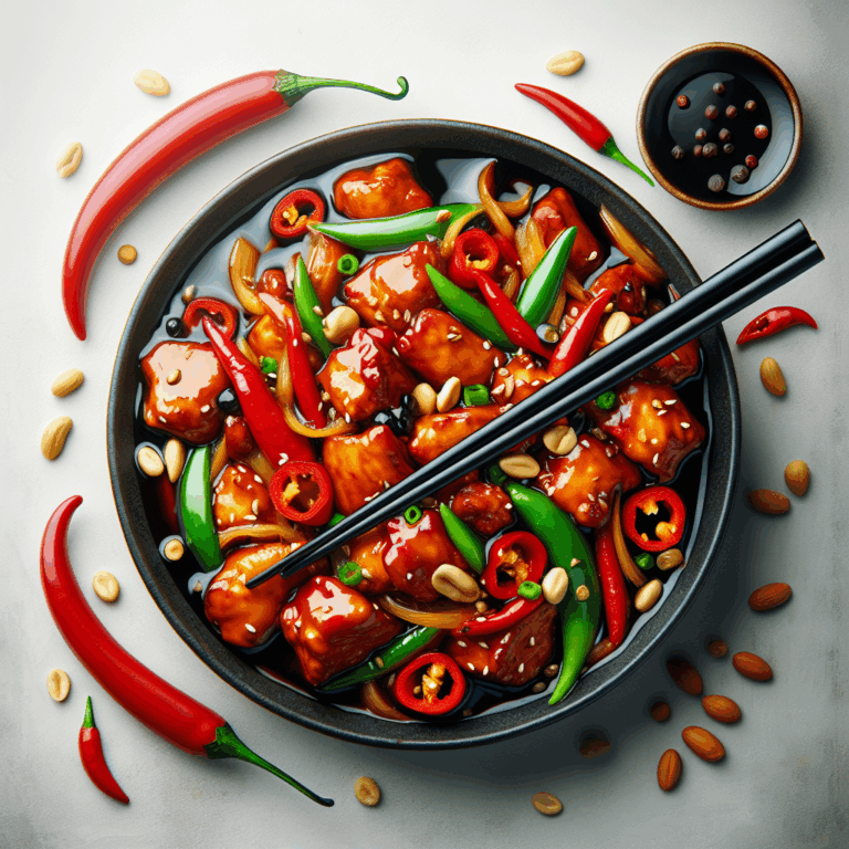 Descubre el Auténtico Sabor del Kung Pao Chicken: Icono de la Gastronomía China