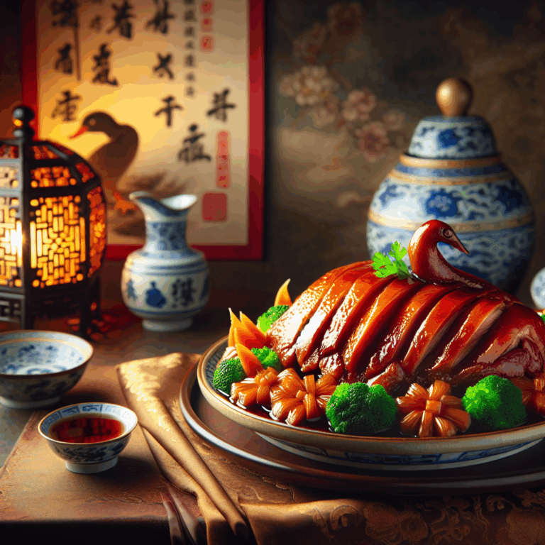 Gastronomía China: Pato de Pekín al estilo Shaoya.