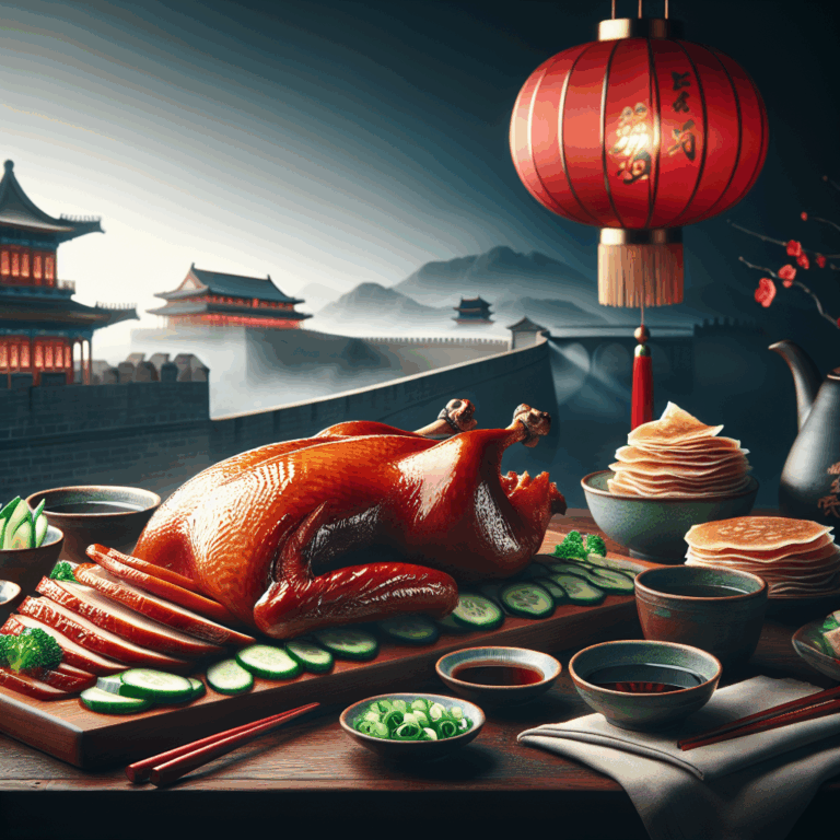 Gastronomía China: Pato laqueado de Pekín.