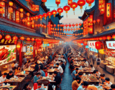 Explora Ghost Street (Guijie) en Beijing: Turismo Culinario en China