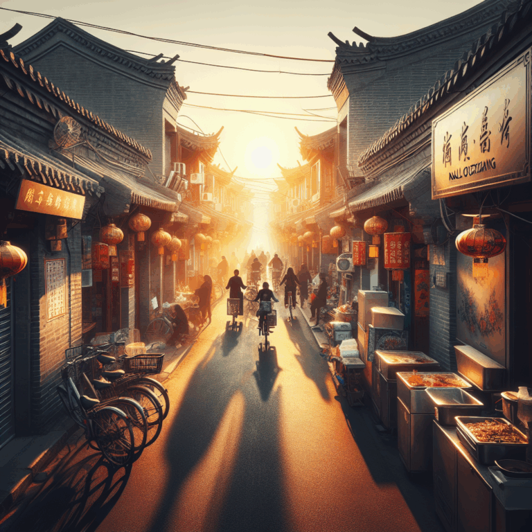Hutongs de Nanluoguxiang en Beijing