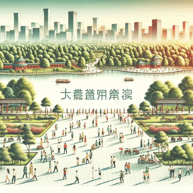 Parque Chaoyang de Beijing