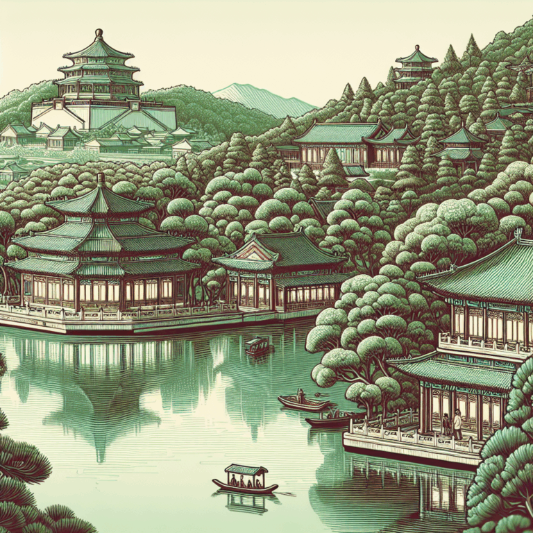 Parque Jingshan de Beijing
