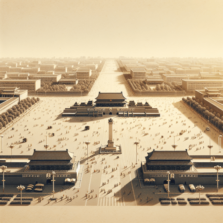 Plaza de Tiananmen en Beijing
